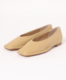 ROSE BUD | スクエアトゥフラットシューズ(バレエシューズ)