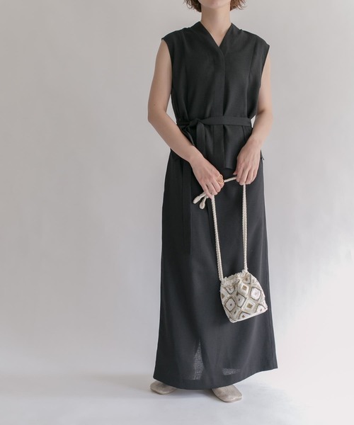 KBF（ケイビーエフ）の「ベストレイヤードライクワンピース（ワンピース・レディース・ライトグレー/ブラウン/モカ/ブラック/ブルー・ONE）」の16枚目の写真