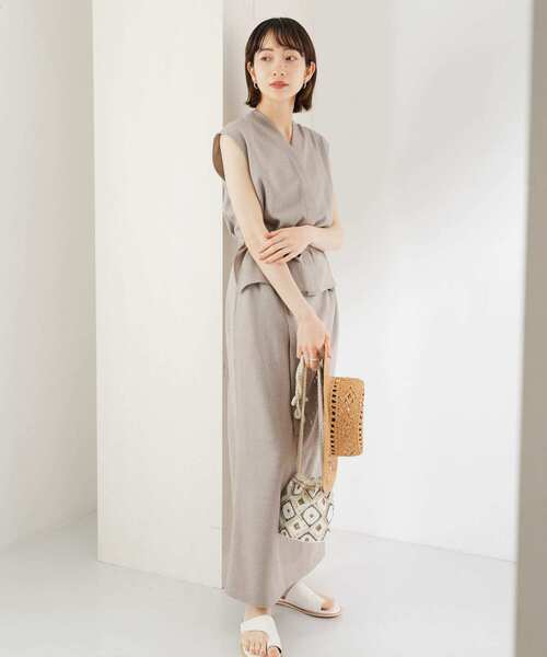 KBF（ケイビーエフ）の「ベストレイヤードライクワンピース（ワンピース・レディース・ライトグレー/ブラウン/モカ/ブラック/ブルー・ONE）」の10枚目の写真