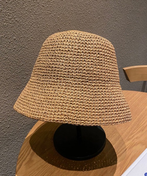 aimoha(アイモハ)の「シンプル夏ハット (SS)(ハット・レディース・ブラック/ベージュ/オフホワイト・FREE)」の10枚目の写真