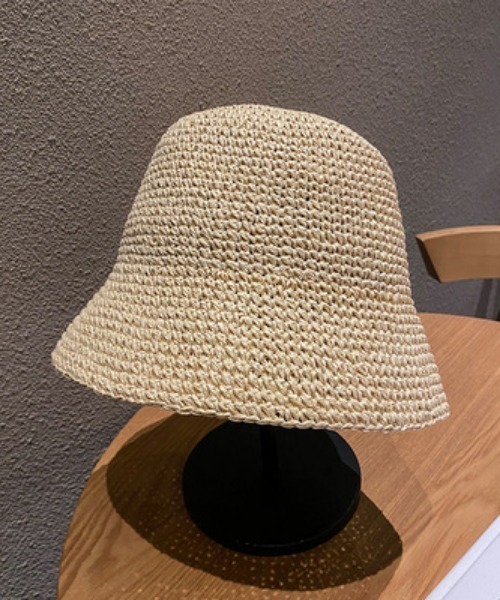 aimoha(アイモハ)の「シンプル夏ハット (SS)(ハット・レディース・ブラック/ベージュ/オフホワイト・FREE)」の13枚目の写真