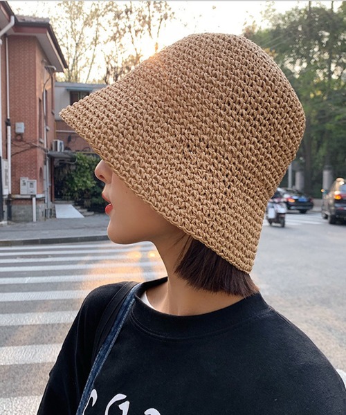 aimoha(アイモハ)の「シンプル夏ハット (SS)(ハット・レディース・ブラック/ベージュ/オフホワイト・FREE)」の14枚目の写真