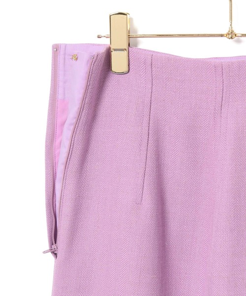 MADEMOISELLE ROPE'（マドモアゼル ロペ）の「リネンライクストレートスカート（スカート・レディース・キャメル/ラベンダー/イエロー・36/38）」の16枚目の写真