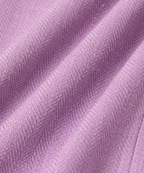 MADEMOISELLE ROPE'（マドモアゼル ロペ）の「リネンライクストレートスカート（スカート・レディース・キャメル/ラベンダー/イエロー・36/38）」の18枚目の写真