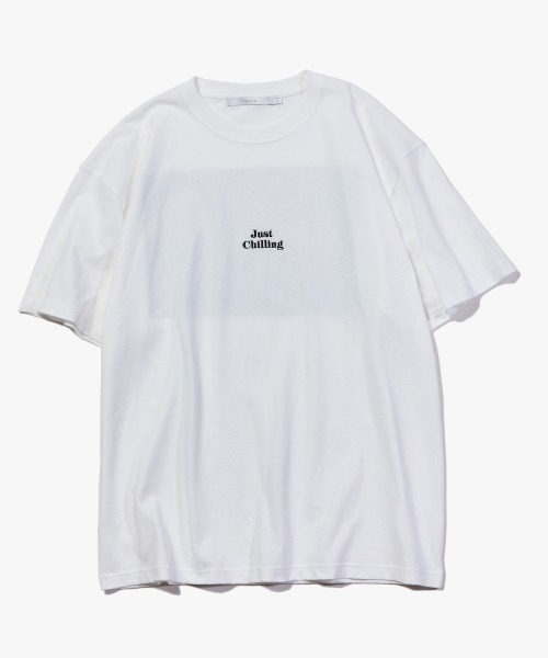rehacer（レアセル）の「rehacer : Just Chilling on Wide Body / ジャストチリング オン ワイドボディー（Tシャツ/カットソー・メンズ・ホワイト/ブラック・MEDIUM/SMALL/LARGE/X-LARGE）」の7枚目の写真
