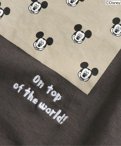 Disney（ディズニー）の「/ディズニーキャラクター裾絞りTシャツ（Tシャツ/カットソー・キッズ・オフホワイト/ピンク/ライム/チャコール/パープル・100/110/120/80/90/140/130）」の9枚目の写真