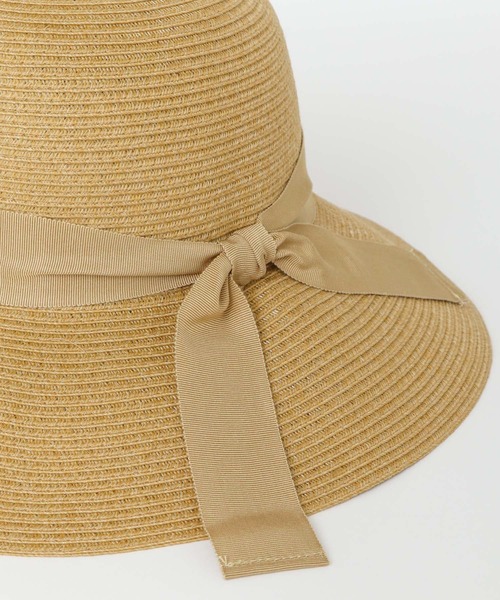 RODE SKO（ロデスコ）の「洗えるたためるハット（ハット・レディース・ベージュ/オフホワイト/ブラック・FREE）」の14枚目の写真