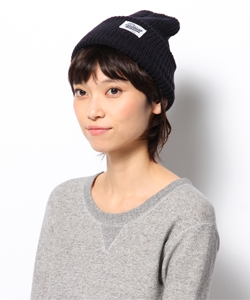 Another Edition（アナザーエディション）の「リブニットキャップ/ AE RIB KNIT CAP 14FW◆（ニットキャップ/ビーニー・レディース・ライトグレー/モカ/レッド/ネイビー・フリー）」の8枚目の写真