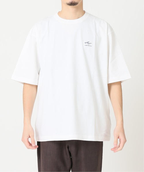 ARMY TWILL（アーミーツイル）の「【ARMY TWILL×JS/アーミーツイル】別注 バックプリント ロゴTシャツ（Tシャツ/カットソー・メンズ・ホワイト/グレー・MEDIUM/LARGE）」の5枚目の写真