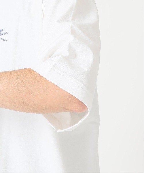 ARMY TWILL（アーミーツイル）の「【ARMY TWILL×JS/アーミーツイル】別注 バックプリント ロゴTシャツ（Tシャツ/カットソー・メンズ・ホワイト/グレー・MEDIUM/LARGE）」の16枚目の写真