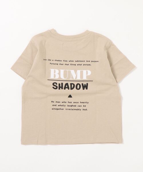 go slow caravan（ゴースローキャラバン）の「MOVENPICK / モーベンピック　BUMPプリントTシャツ (M4)（Tシャツ/カットソー・キッズ・ベージュ/ホワイト・150/160/100/110/120/130/140）」の3枚目の写真