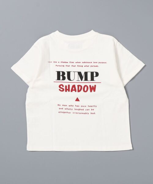 go slow caravan（ゴースローキャラバン）の「MOVENPICK / モーベンピック　BUMPプリントTシャツ (M4)（Tシャツ/カットソー・キッズ・ベージュ/ホワイト・150/160/100/110/120/130/140）」の4枚目の写真