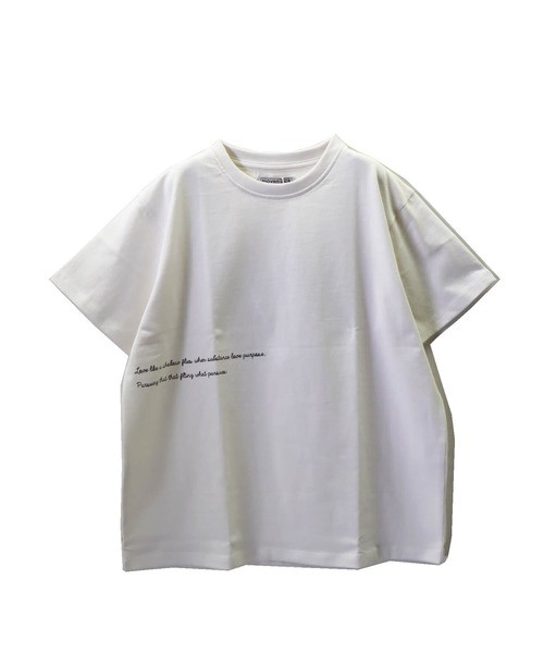 go slow caravan（ゴースローキャラバン）の「MOVENPICK / モーベンピック　BUMPプリントTシャツ (M4)（Tシャツ/カットソー・キッズ・ベージュ/ホワイト・150/160/100/110/120/130/140）」の2枚目の写真