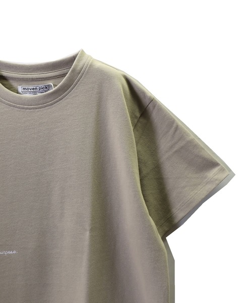 go slow caravan（ゴースローキャラバン）の「MOVENPICK / モーベンピック　BUMPプリントTシャツ (M4)（Tシャツ/カットソー・キッズ・ベージュ/ホワイト・150/160/100/110/120/130/140）」の13枚目の写真