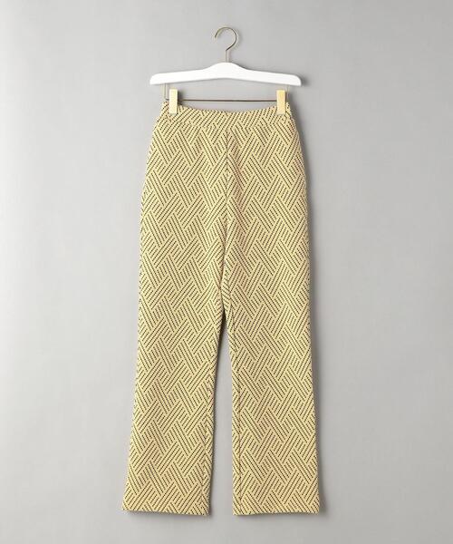 BEAUTY&YOUTH UNITED ARROWS（ビューティーアンドユースユナイテッドアローズ）の「BY ジャカードセミフレアパンツ -ウォッシャブル-（その他パンツ・レディース・ベージュ/オフホワイト・SMALL/MEDIUM）」の10枚目の写真