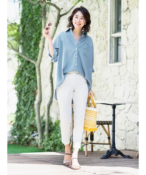 SHOO・LA・RUE（シューラルー）の「◆【インド綿】ミニランチトート（トートバッグ・レディース・ライトパープル/サンドベージュ/イエロー/ピンク系/ブルー/ブラック・00）」の14枚目の写真