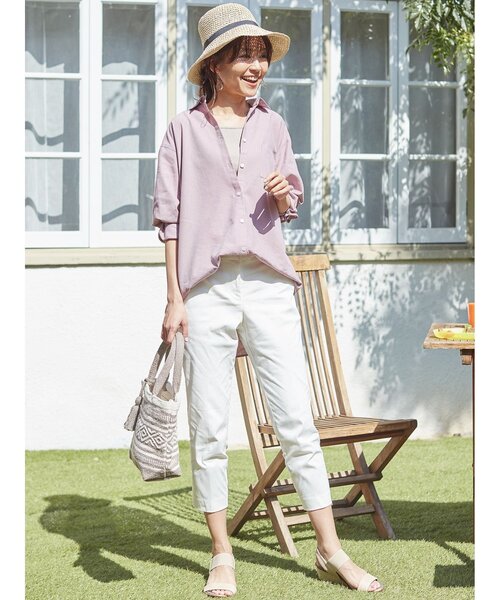 SHOO・LA・RUE（シューラルー）の「◆【インド綿】ミニランチトート（トートバッグ・レディース・ライトパープル/サンドベージュ/イエロー/ピンク系/ブルー/ブラック・00）」の15枚目の写真