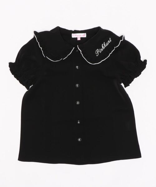 PINKHUNT（ピンクハント）の「PINKHUNT ピンクハント セーラー衿ブラウス 5359K（シャツ/ブラウス・キッズ・ブラック/ホワイト・130cm/140cm/150cm/160cm/120cm）」の9枚目の写真