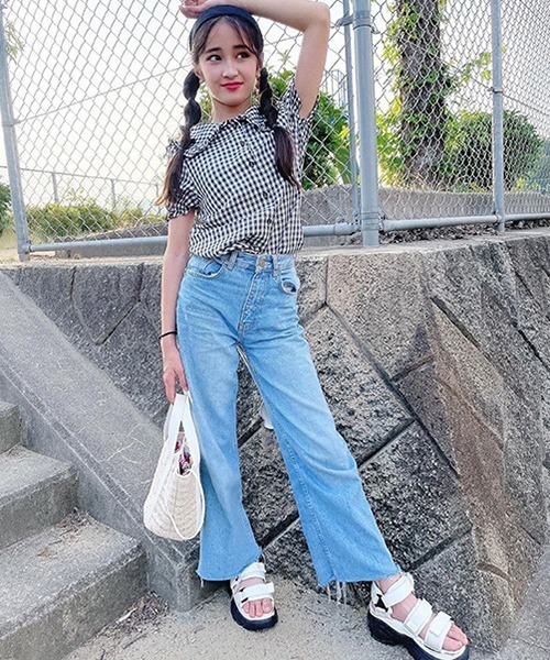 PINKHUNT（ピンクハント）の「PINKHUNT ピンクハント セーラー衿ブラウス 5359K（シャツ/ブラウス・キッズ・ブラック/ホワイト・130cm/140cm/150cm/160cm/120cm）」の16枚目の写真