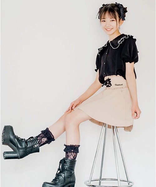 PINKHUNT（ピンクハント）の「PINKHUNT ピンクハント セーラー衿ブラウス 5359K（シャツ/ブラウス・キッズ・ブラック/ホワイト・130cm/140cm/150cm/160cm/120cm）」の22枚目の写真