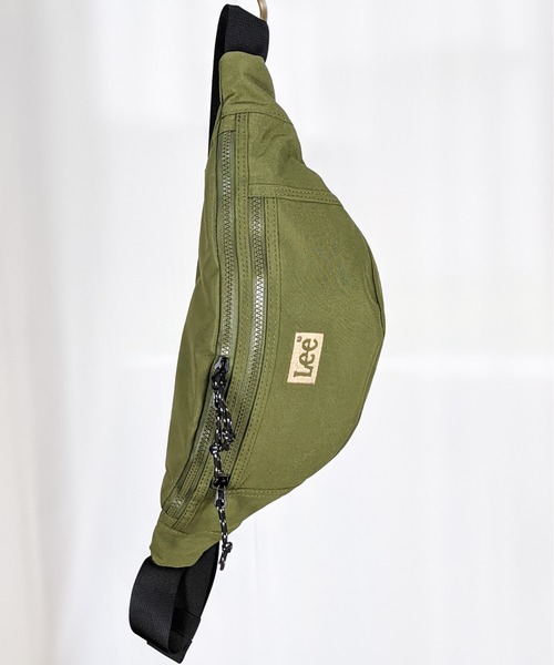 Lee(リー)の「Lee/リー ナイロン ロゴ入り ウエストバッグ(ボディバッグ/ウエストポーチ・メンズ・ブラック/カーキ・FREE)」の12枚目の写真