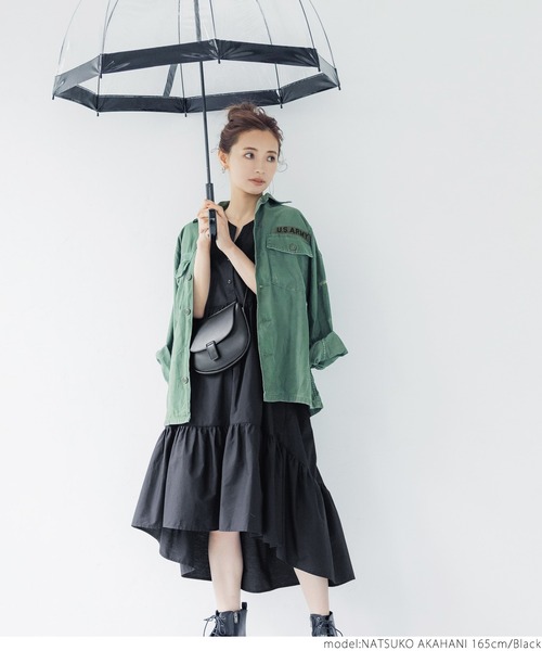 coca(coca)(コカ)の「ビンテージコットン・ティアードノースリーブワンピース(ワンピース・レディース・ホワイト/ブラック・ONE SIZE)」の13枚目の写真