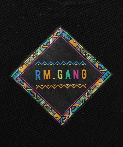 R.M GANG（アールエムギャングレベルモダニストギャング）の「＜R.M GANG＞ MESH 1POC LS/カットソー（Tシャツ/カットソー・メンズ・ホワイト/ブラック・FREE）」の12枚目の写真