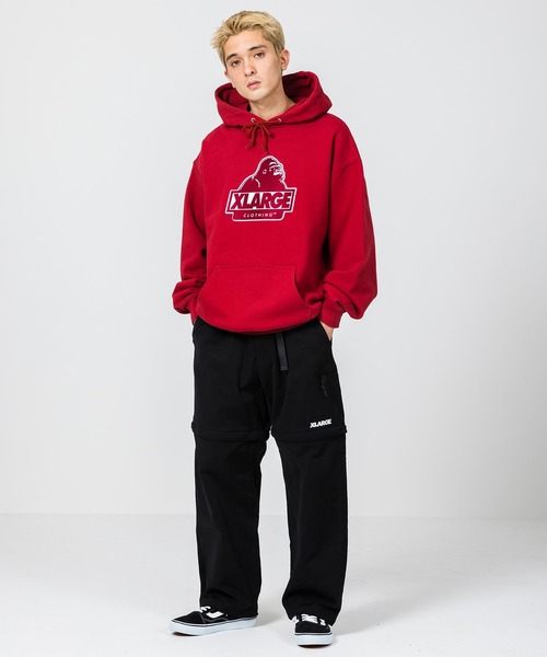 XLARGE（エクストララージ）の「SLANTED OG PATCHED HOODED SWEAT
