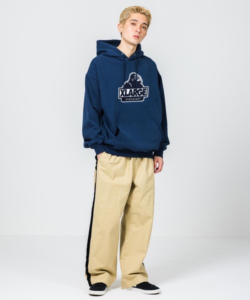 XLARGE（エクストララージ）の「SLANTED OG PATCHED HOODED SWEAT（パーカー・メンズ・バーガンディー/ブラック/ネイビー/ベージュ・L/S/M/XL）」の14枚目の写真