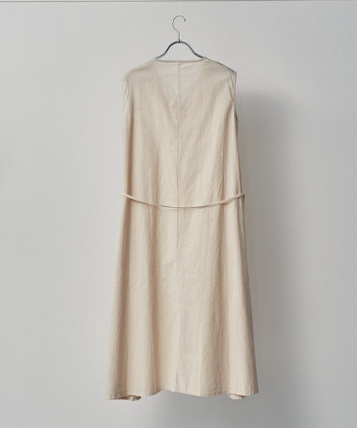 ECRIRE（エクリール）の「ノースリーブフレアOP（ワンピース・レディース・ブラック/ブラウン/オフホワイト・フリー）」の17枚目の写真