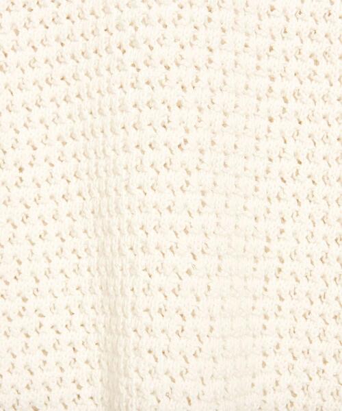 BEAUTY&YOUTH UNITED ARROWS（ビューティーアンドユースユナイテッドアローズ）の「BY∴ 麻コットンクロシェットノースリーブニット◆（ニット/セーター・レディース・ブラック/オフホワイト/ライム・FREE）」の8枚目の写真