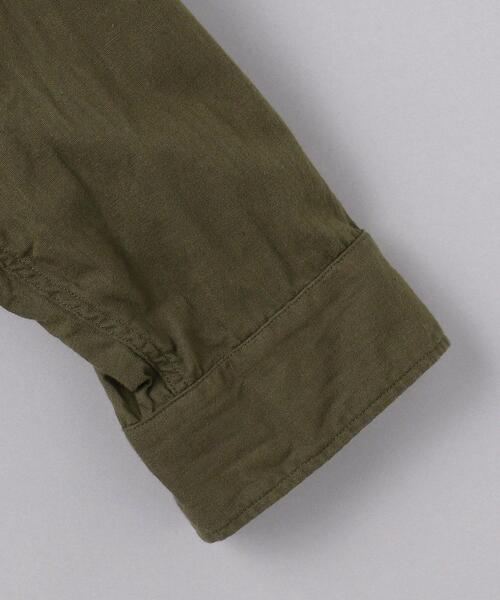 COMOLI（コモリ）の「＜COMOLI（コモリ）＞ CPO シャツ■■■（シャツ/ブラウス・メンズ・オリーブ/ライトブルー/ブラック・1/2/3）」の6枚目の写真