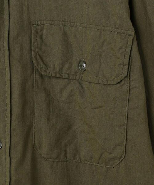 COMOLI（コモリ）の「＜COMOLI（コモリ）＞ CPO シャツ■■■（シャツ/ブラウス・メンズ・オリーブ/ライトブルー/ブラック・1/2/3）」の8枚目の写真