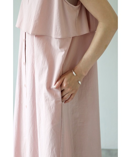 Bonjour Sagan（ボンジュールサガン）の「バックレースヨークデザインワンピース（ワンピース・レディース・ピンク/ライトカーキ・FREE）」の21枚目の写真