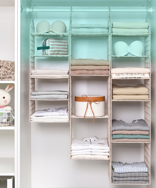 aimoha（アイモハ）の「吊るして便利！収納ラック（収納グッズ・レディース・ベージュ・FREE）」の13枚目の写真