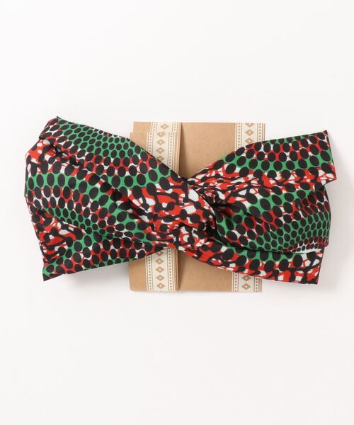 チャイハネ（チャイハネ）の「【チャイハネ】アフリカンファブリックヘアバンド（ヘアバンド・レディース・ネイビー/ブラウン/グリーン/イエロー・FREE）」の10枚目の写真