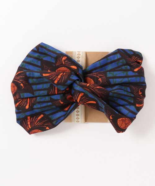 チャイハネ（チャイハネ）の「【チャイハネ】アフリカンファブリックヘアバンド（ヘアバンド・レディース・ネイビー/ブラウン/グリーン/イエロー・FREE）」の13枚目の写真