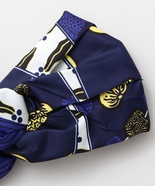 チャイハネ（チャイハネ）の「【チャイハネ】アフリカンファブリックヘアバンド（ヘアバンド・レディース・ネイビー/ブラウン/グリーン/イエロー・FREE）」の18枚目の写真