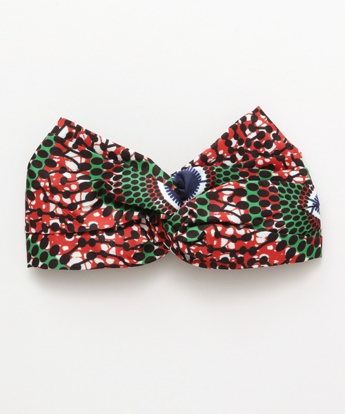 チャイハネ（チャイハネ）の「【チャイハネ】アフリカンファブリックヘアバンド（ヘアバンド・レディース・ネイビー/ブラウン/グリーン/イエロー・FREE）」の16枚目の写真