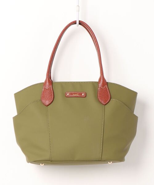 SAC（サック）の「ラバーコート撥水素材トートバッグＳ  SAC unit（トートバッグ・レディース・ベージュ/ネイビー/カーキ/ピンク・FREE）」の2枚目の写真