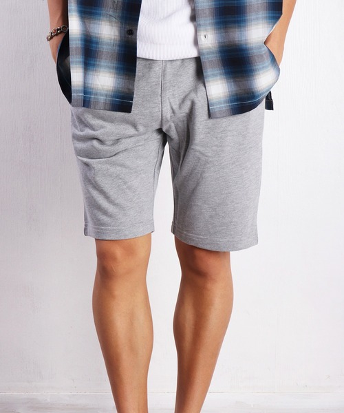WESTSEA(ウエストシー)の「WEB限定 総柄 無地 スウェット ハーフパンツ(膝上)(スウェットパンツ・メンズ・ブラック系その他/グレー系その他/ブルー系その他2/グリーン系カモフラージュ/ネイビー/ブラック系その他4/ブラック系その他3/杢グレー/ブラック系その他6/ブルー系その他/ブラック系その他5/ブラック系その他2/ブラック・XL/S/L/M)」の8枚目の写真