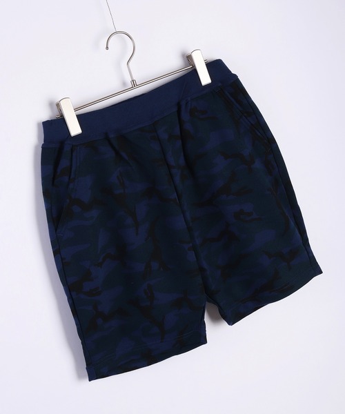 WESTSEA(ウエストシー)の「WEB限定 総柄 無地 スウェット ハーフパンツ(膝上)(スウェットパンツ・メンズ・ブラック系その他/グレー系その他/ブルー系その他2/グリーン系カモフラージュ/ネイビー/ブラック系その他4/ブラック系その他3/杢グレー/ブラック系その他6/ブルー系その他/ブラック系その他5/ブラック系その他2/ブラック・XL/S/L/M)」の12枚目の写真