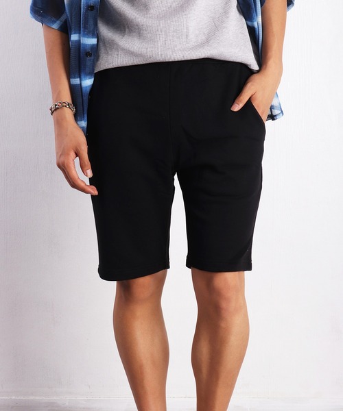 WESTSEA(ウエストシー)の「WEB限定 総柄 無地 スウェット ハーフパンツ(膝上)(スウェットパンツ・メンズ・ブラック系その他/グレー系その他/ブルー系その他2/グリーン系カモフラージュ/ネイビー/ブラック系その他4/ブラック系その他3/杢グレー/ブラック系その他6/ブルー系その他/ブラック系その他5/ブラック系その他2/ブラック・XL/S/L/M)」の14枚目の写真
