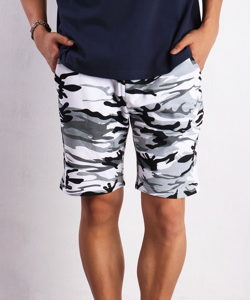 WESTSEA(ウエストシー)の「WEB限定 総柄 無地 スウェット ハーフパンツ(膝上)(スウェットパンツ・メンズ・ブラック系その他/グレー系その他/ブルー系その他2/グリーン系カモフラージュ/ネイビー/ブラック系その他4/ブラック系その他3/杢グレー/ブラック系その他6/ブルー系その他/ブラック系その他5/ブラック系その他2/ブラック・XL/S/L/M)」の22枚目の写真