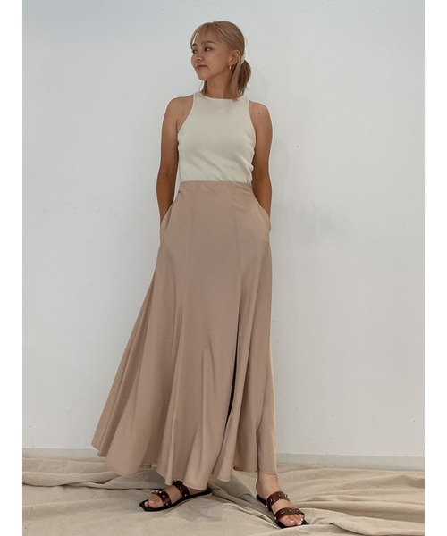 Vicente（ヴィセンテ）の「American sleeve tanktop（ニット/セーター・レディース・ブラック/ブラウン/オフホワイト・FREE）」の8枚目の写真