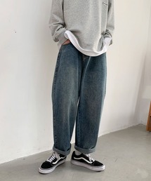 INTERPLAY | 【INTERPLAY】 ルーズフィット セミワイド 5P デニム<UNISEX>(デニムパンツ)