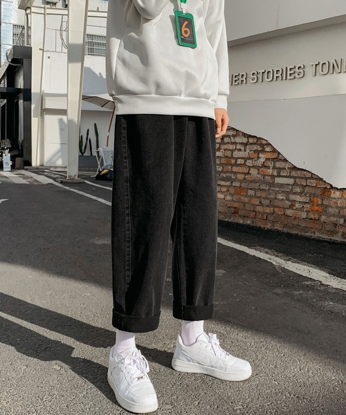 INTERPLAY（インタープレイ）の「【INTERPLAY】 ルーズフィット セミワイド 5P デニム（デニムパンツ・メンズ・ブルー/ブラック/ネイビー・LARGE/MEDIUM/X-LARGE/SMALL）」の2枚目の写真