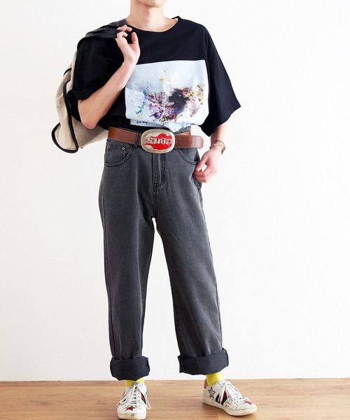 INTERPLAY（インタープレイ）の「【INTERPLAY】 ルーズフィット セミワイド 5P デニム（デニムパンツ・メンズ・ブルー/ブラック/ネイビー・LARGE/MEDIUM/X-LARGE/SMALL）」の13枚目の写真