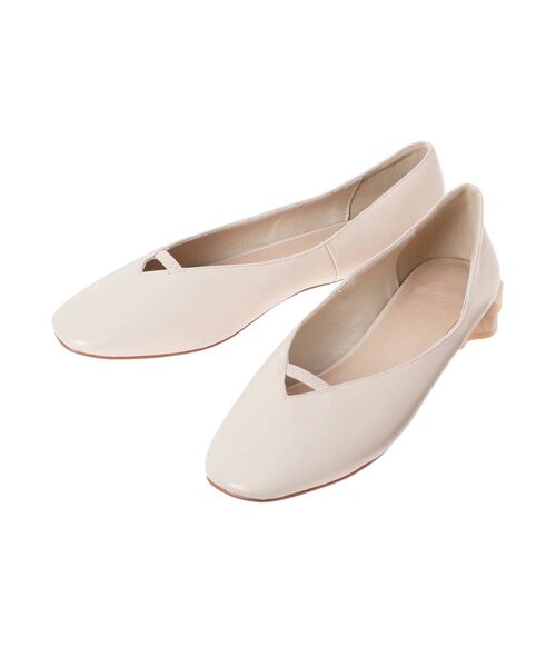 merry jenny（メリージェニー）の「woodフラワーヒールshoes（パンプス・レディース・アイボリー/ブラック/イエロー/ライトブルー・MEDIUM/LARGE）」の8枚目の写真