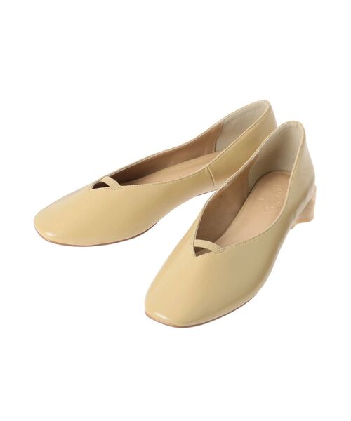 merry jenny（メリージェニー）の「woodフラワーヒールshoes（パンプス・レディース・アイボリー/ブラック/イエロー/ライトブルー・MEDIUM/LARGE）」の7枚目の写真